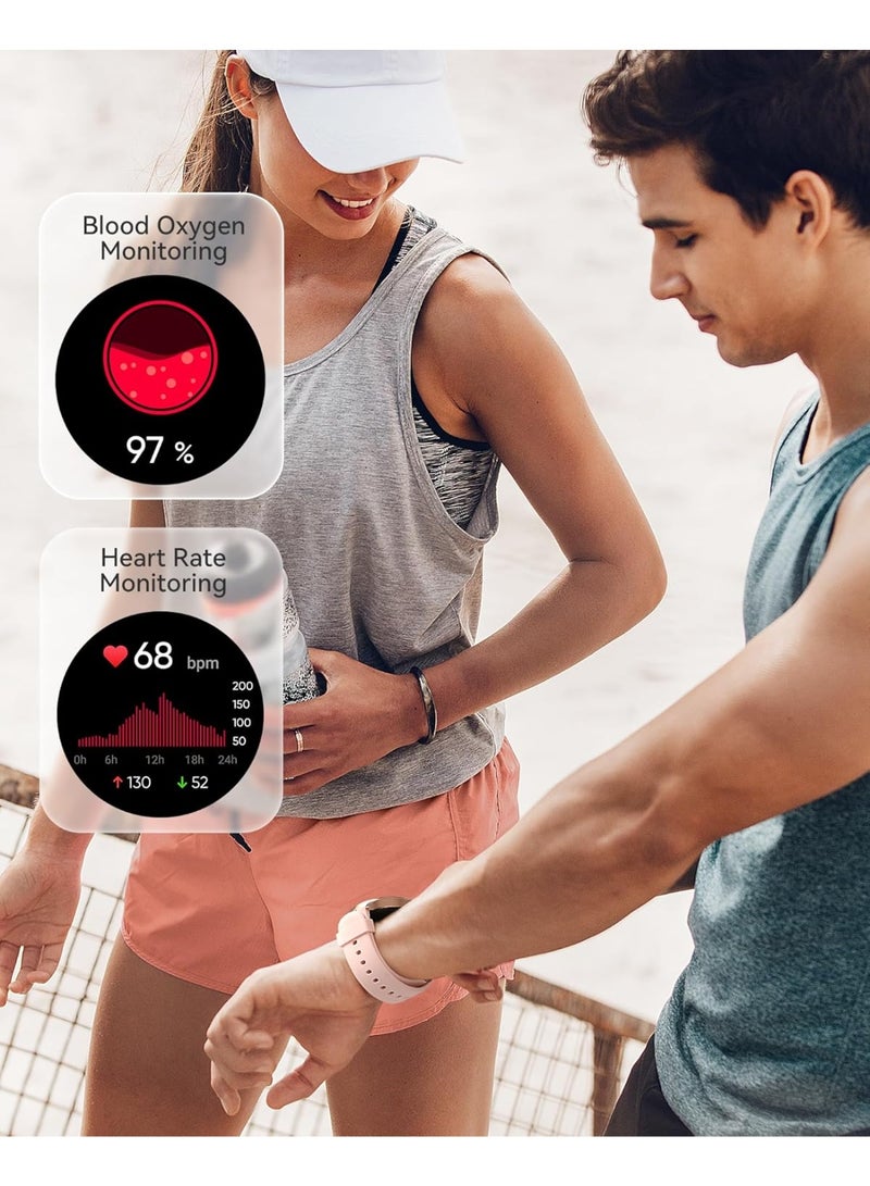 Parsonver Smart Watch for Women (Call Receive/Dial), 1.43" Fitness Tracker for Android iPhone With Sleep Health Monitor, Calorie Step Tracking, 100+ Sport Modes, IP68 Waterproof - Image 5